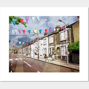 Loubet Street, Tooting, SW17, London Posters and Art